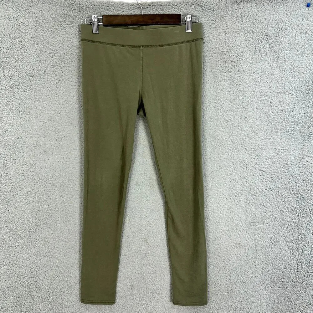 Aerie Chill play move green leggings womens medium athleisure comfort lounge gym